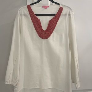 Issac Mizrahi linen tunic